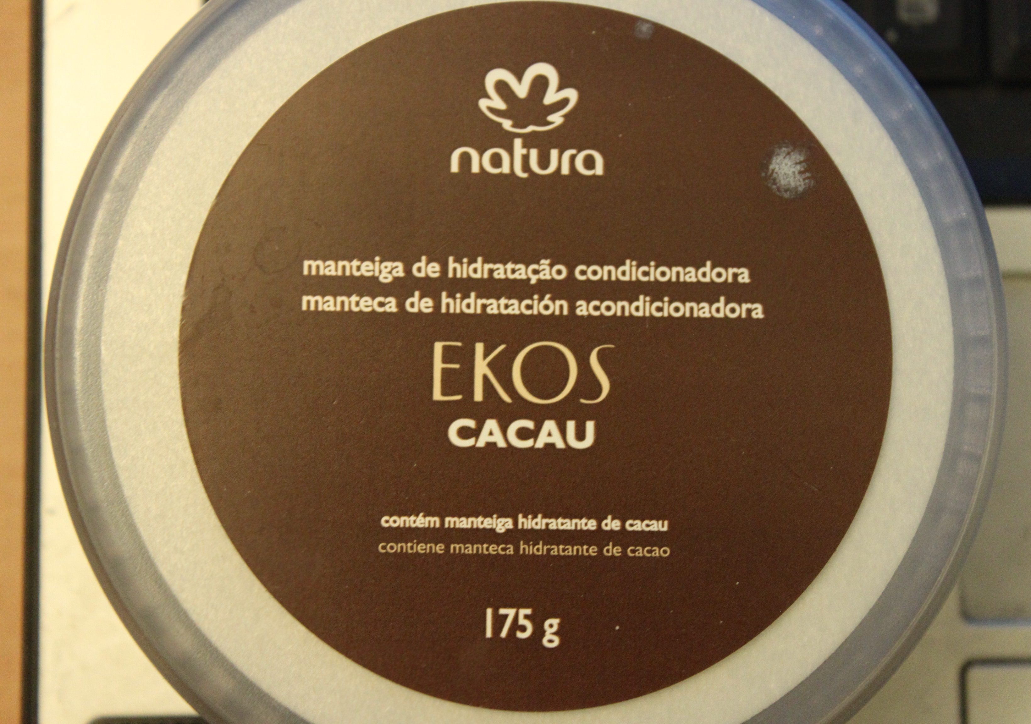 Manteca de Hidratación acondicionadora Cacao Ekos de Natura ⋆ Cabellos y  Hierbas