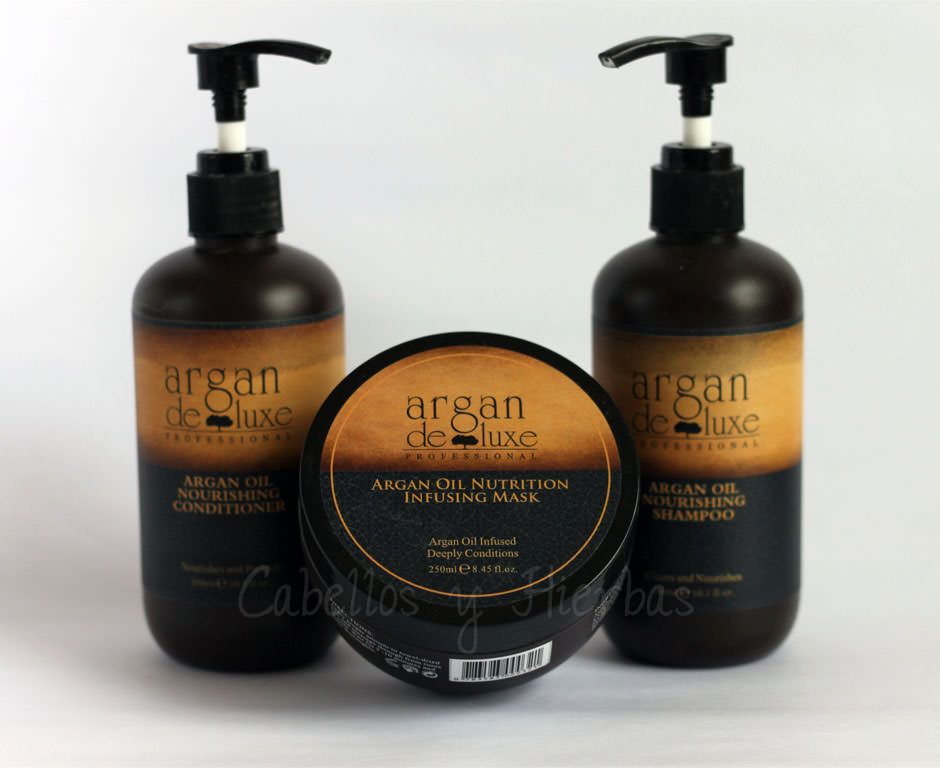 acondicionador y máscara de Argan Luxe ⋆ Cabellos y Hierbas