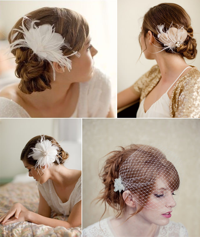 Modern bridal veils and hair accessories 2