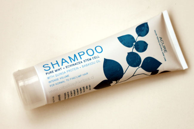 Shampoo Pure Mint + Echinacea Stem Cell de Acure 1