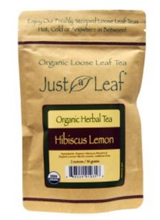 Just a Leaf Organic Tea Hibiscus Lemon
